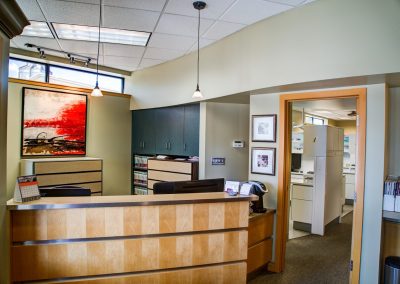 Edmonton Dentist - Design Dentistry Reception Area